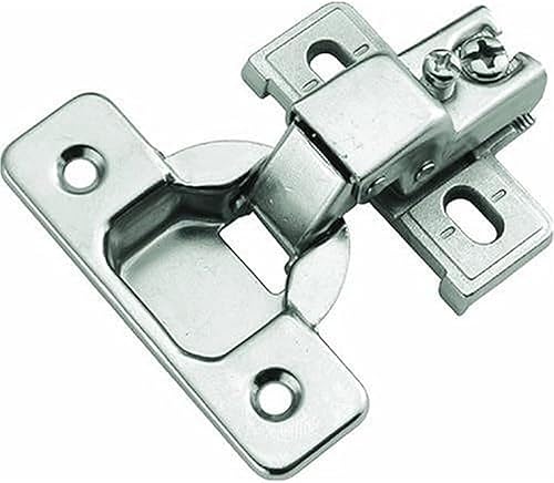 Hickory Hardware Bisagra de puerta de gabinete de cierre suave, superposición parcial de 12 pulgada, bisagra resistente para un cierre suave,