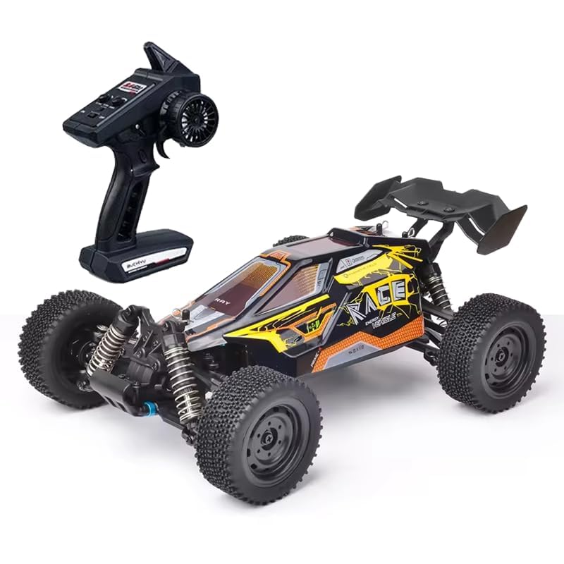 Image of High-Speed 2.4G 1 /16 Electric 4WD RC Racing Buggy Metal Rock Crawler Car for Adults 35KM /H Off-Road Vehicle Charger Included