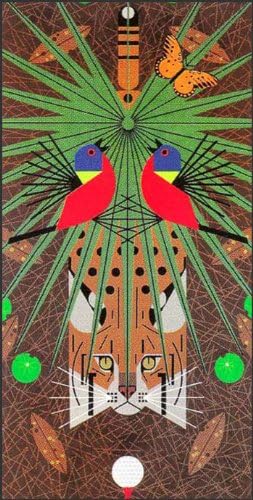 Charley Harper Kiadiversity Lithograph