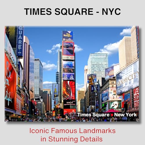 Imán Decorativo Rectangular Times Square miniatura 2