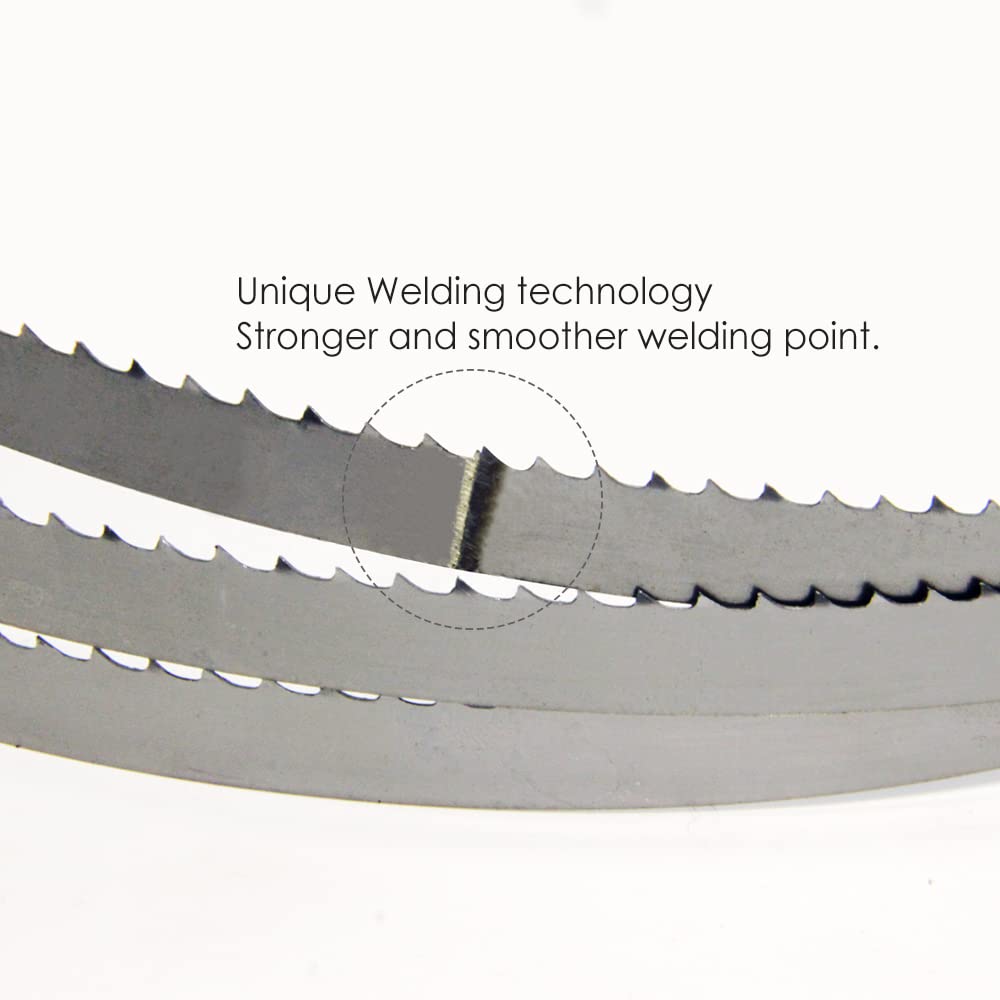 Brzeszczot do piły taśmowej, 2 sztuk brzeszczoty do pił taśmowych 6 TPI 1712x9.7x0.35mm brzeszczot do pił taśmowych do obróbki drewna dla Draper1 BS250A BAS260