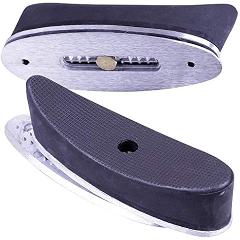 Bisley Adjustable Rubber Recoil Butt Pad Stock Shoulder Rifle Buttplate Shotgun Cover