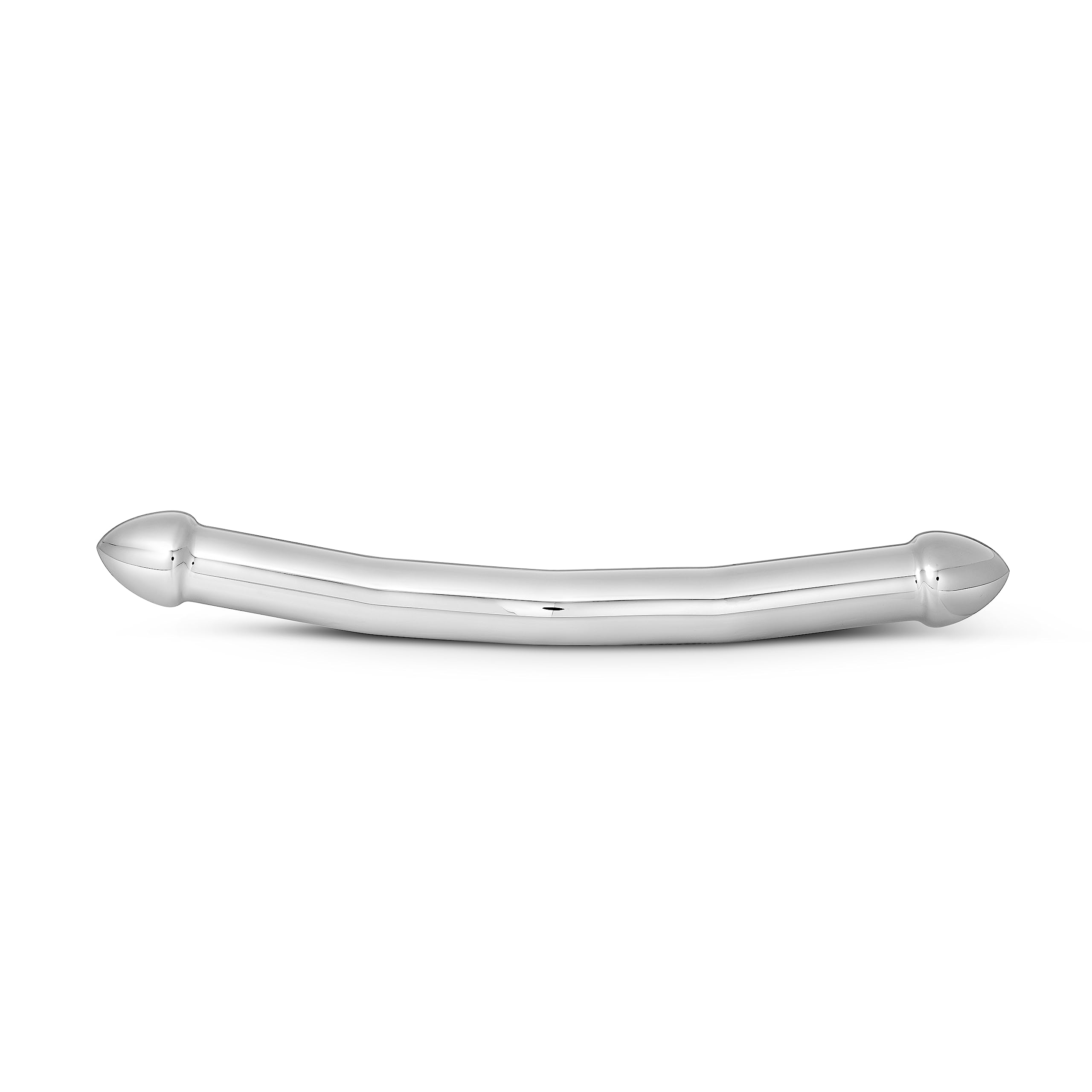 Anal-Dildo Vaginal-Dildo Doppel Dildo Prostata Stimulator Edelstahl Metall Erotik Sexspielzeuge für Männer Frauen (ST4)