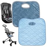 pclapora 2 Stück Kindersitzunterlage Auto, Kindersitzunterlage Auto Wasserdicht Auslaufsicher, Baby-Autositzschoner, Geeignete Sitzschoner Kindersitz, Protector Pad für Töpfchentraining
