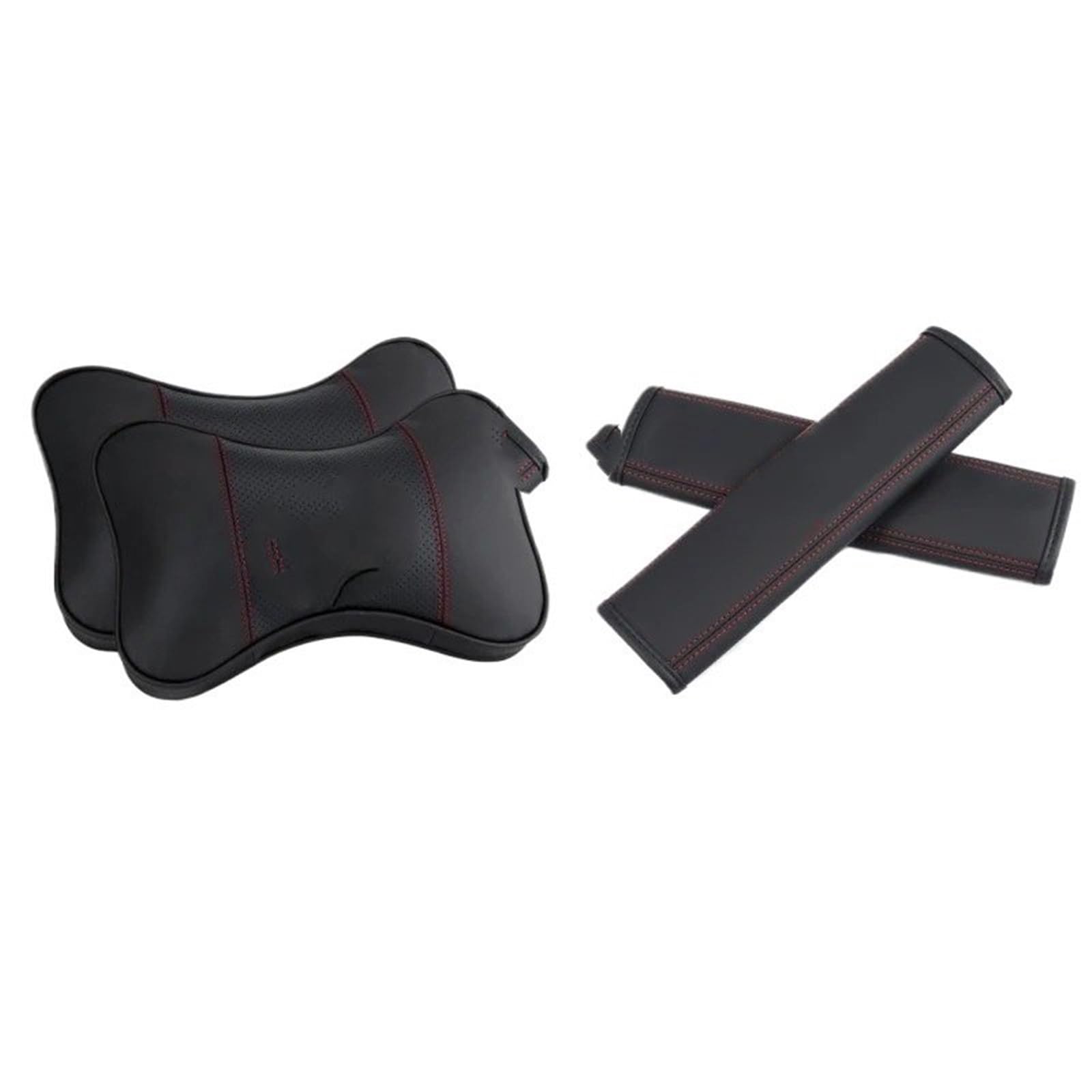 Reposacabezas Coche Cojin Compatible con Bmw accesorio asiento de coche almohada para el cuello reposacabezas cojín protección hombreras(D)