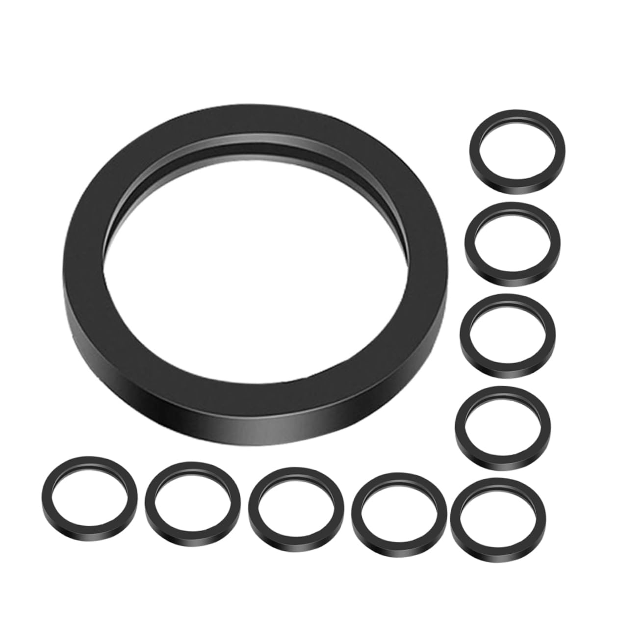 Zerodeko Car Truck Fuel Container Sealing Rings 10 Pack Can Spout Gaskets Rubber o Shape Seals Leak Proof Easy to Install