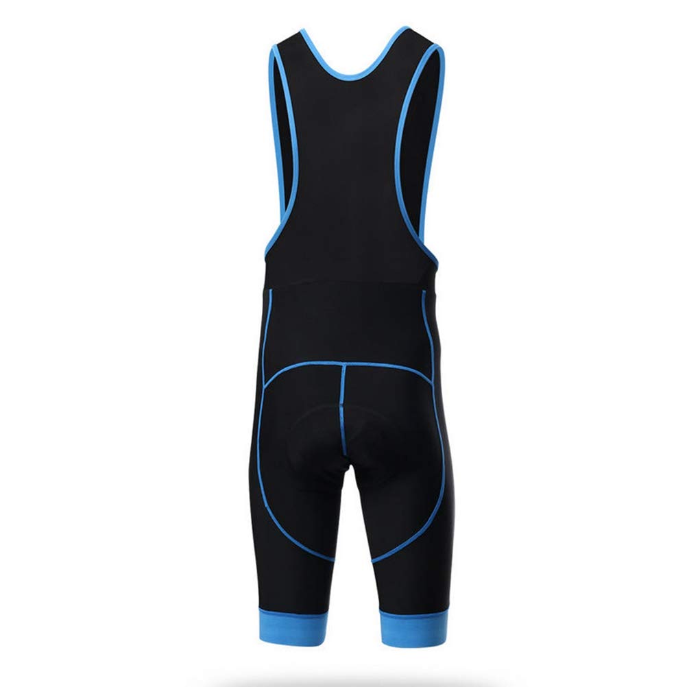 Shenshan Men's Outdoor Sports Cycling 3D Pad Bib Short Blue
