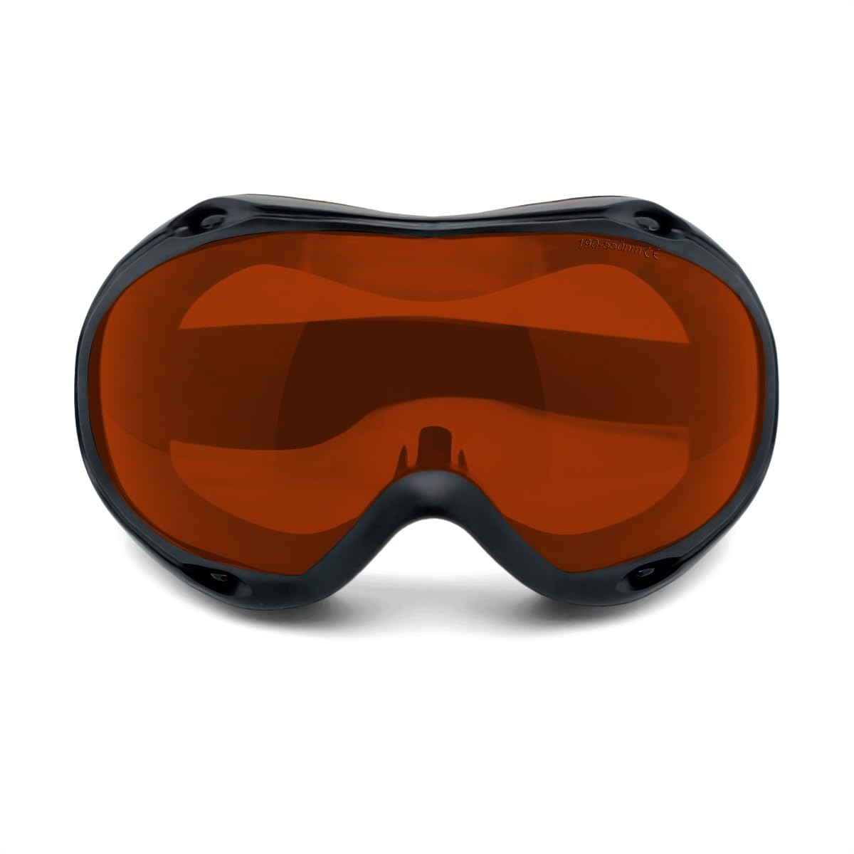 FREEMASCOT Lunettes de protection laser professionnelles OD 6+, longueur d'onde 190-550 nm violet/bleu/vert, pour laser 405 nm, 445 nm, 450 nm, 473 nm, 532 nm (style 10)