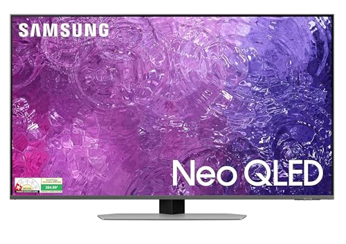 Image of Samsung 138 cm (55 inches) 4K Ultra HD Smart Neo QLED TV QA55QN90CAKLXL (Carbon Silver)