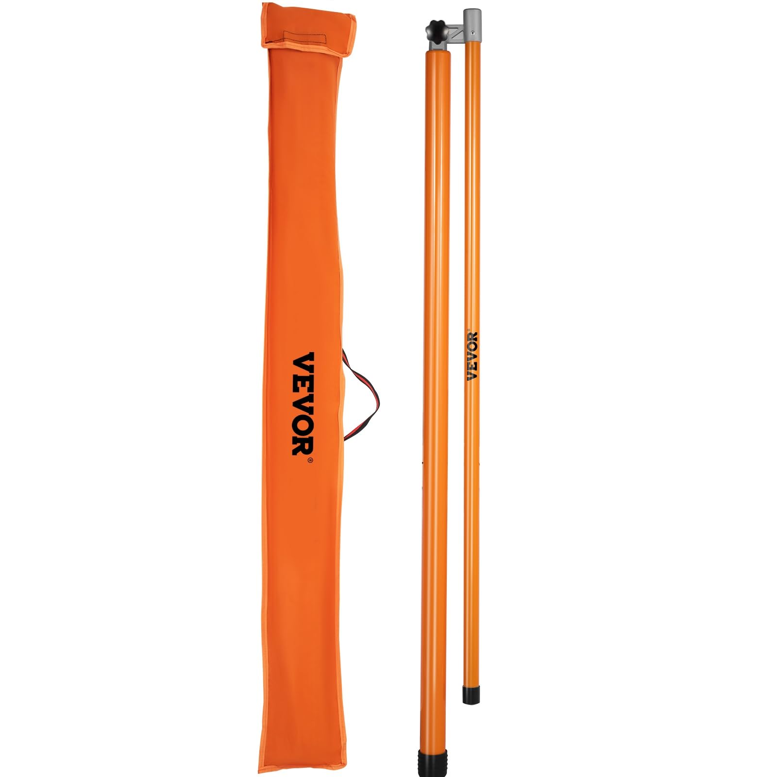 Photo 1 of VEVOR 15' Load Height Measuring Stick, Adjustable Height Stick, Sturdy Fiberglass Material, Non-conductive Truck Height Measuring Stick with Carrying Bag, for Trucks, Trailers, Car Haulers