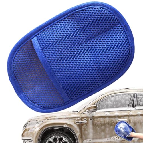 tongfeng Manoplas de lavado para lavado de automóviles, guantes multiusos absorbentes de agua, suministros de lavado portátiles de alta densidad, guante suave para barcos, caravanas, cocinas