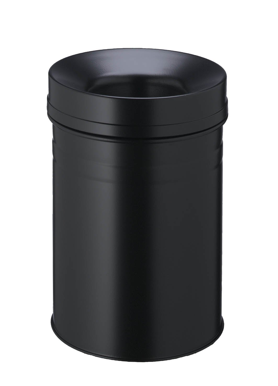 Durable Papierkorb Safe+ rund 15 Liter, schwarz, 332501