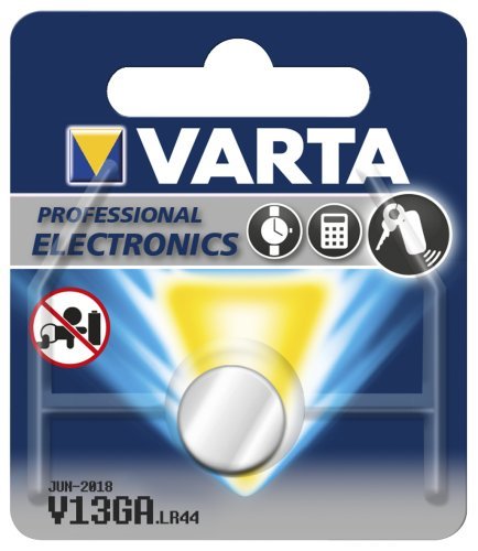 Pile bouton Varta. AG13. V13GA. Pour 1.5 V alkaline. Sous blister Cover