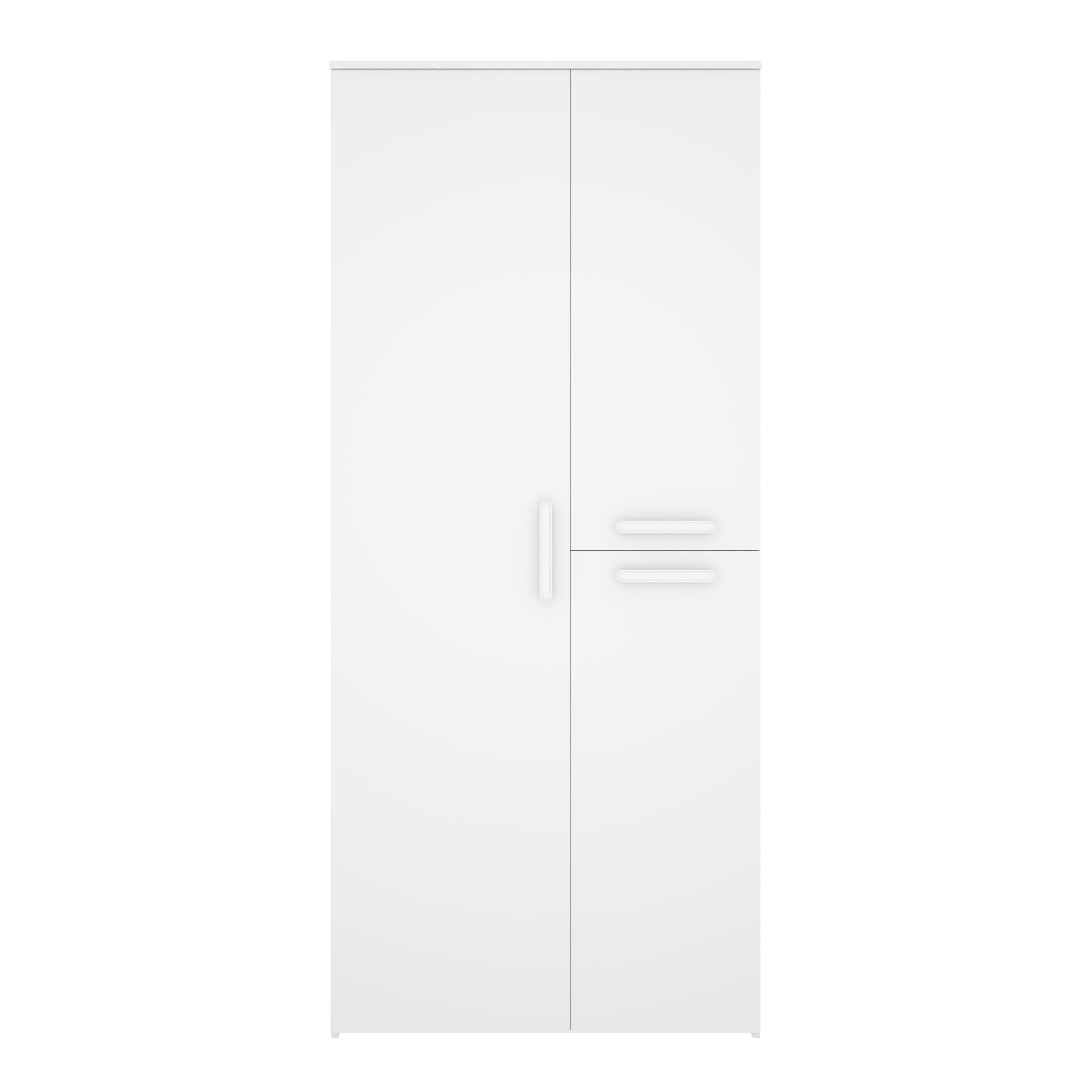 DEKIT GRUPO RIMOBEL LEKA - Armario LEKA con tres puertas - BLANCO - 205 x 90 x 52