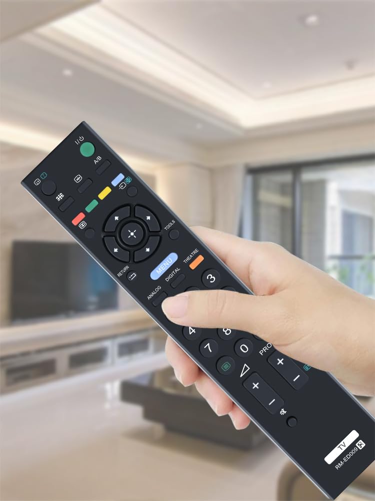 TCNOUMT RM-ED008 Telecomando di ricambio per Sony, adatto per Sony Bravia Smart TV KDL-20S2020U KDL-32S2510 KDL-32S2530 KDL-32P2530 KDL-40U2520 KDL-40S2530 KDL-40W2000 KDL-46W2000 KDL-46S2000 KDL