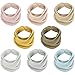 8 Stück Baby Dreieckstuch Lätzchen, Weiche & Absorbierende Musselin Halstüch Lätzchen mit 2 Verstellbares Druckknopf, Unisex Sabberlätzchen für Kleinkinder, Neugeborene, Jungen, Mädchen