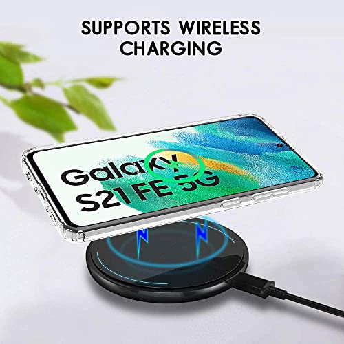 TheGiftKart-Ultra-Hybrid-Back-Case-Cover-for-Samsung-Galaxy-S21-FE-5G-Crystal-Clear-Hard-Back-Shockproof-Design-Camera-Protection-Bumper-Case-Cover-for-Samsung-S21-FE-5G-PC-TPU-Transparent