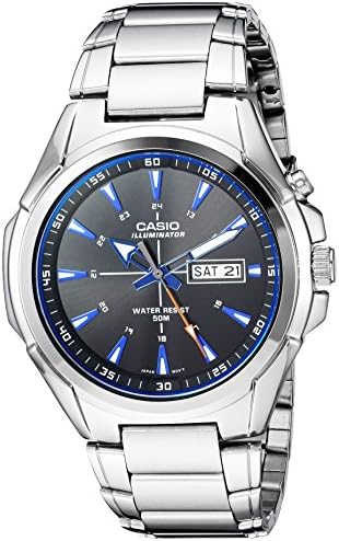 CASIO クォーツ 腕時計 SUPER ILLUMINATOR Casio Men's 'Super Illuminator' Quartz Metal and Stainless Steel