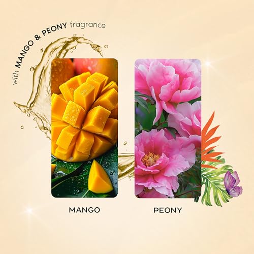Image of Nykaa Wanderlust Tropical Sunset Body & Hair Fine Fragrance | Perfume Mist for Women - 200 ml | Fruity floral Perfume | Long-Lasting, Travel‐Friendly, Vegan,Paraben‐Free, IFRA Certified I Mango and Peony fragrance notes