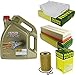 Produktbild Filter Set Inspektionspaket 5 Liter Motoröl EDGE Titanium FST 5W-30 LL MANN-FILTER Innenraumfilter Luftfilter Ölfilter