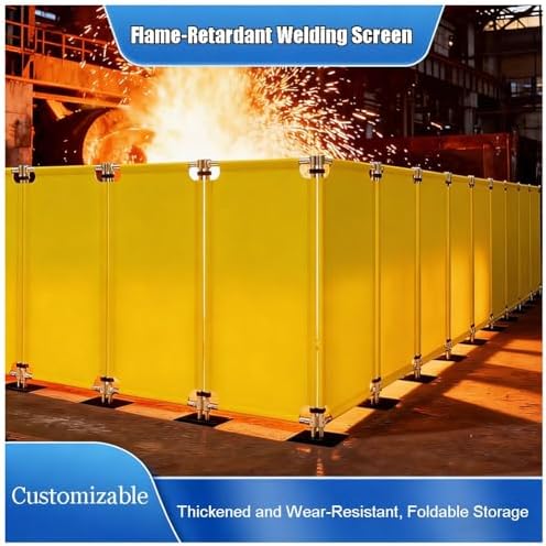 1pc Welding Protection Sn, Flame Retardant Welding Blanket with Stainless Steel Eyelets, Adjustable & Professional Design for Workshop Safety (58 x 150 cm)
