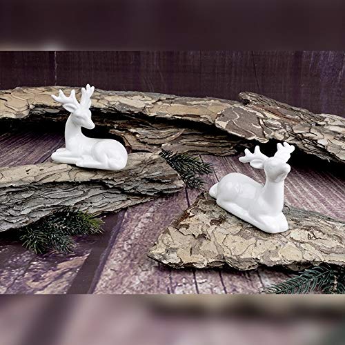 Ideen mit Herz Deko-Figuren, Hirsche, Verschiedene Designs, 2 Stück