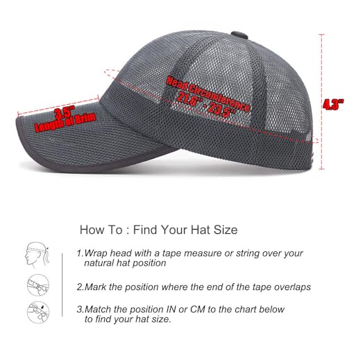 Gorra Unisex de Malla Transpirable con Cierre Ajustable miniatura 3