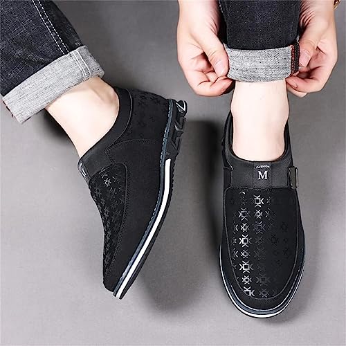Men's Casual Shoes Business Slip-On Fashion Leather Loafers Comfortable Walking Driving Luxury Men's Work Office Formal Wear Outdoor Breathable Sneakers4