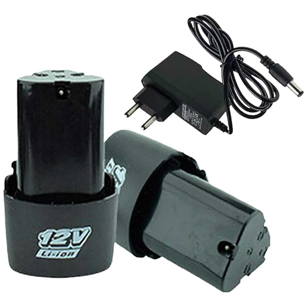 12V Cordless Drill Battery and 12V Li-Ion Battery Charger (1Pcs Battery, 1Pcs Charger)-image-5