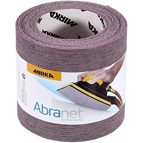 Mirka Abranet Netz-Schleifrolle 115 mm x 10 m Klett / Korn P100 / 1 Rolle / zum Schleifen von Holz, Spachtel, Lack, Kunststoff / 545BY001103R Cover