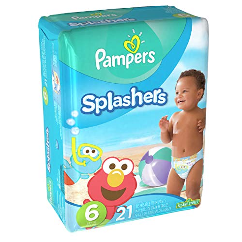 Image of Pampers Splashers Size 6 Disposable Swim Pants 21 Count