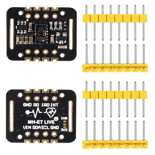 MAX30102 Blutsauerstoff Handgelenk Herzfrequenz und Pulserkennung Herzschlagsensor Modul kompatibel mit UNO R3 STM32 2pcs MAX30102 Blutsauerstoff Handgelenk Herzfrequenz und Pulserkennung Herzschlagsensor Modul kompatibel mit UNO R3 STM32 2pcs