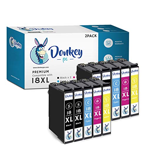 Le nostre cartucce di ricambio compatibili 18XL producono colori brillanti ed effetti di stampa in nero nitido.