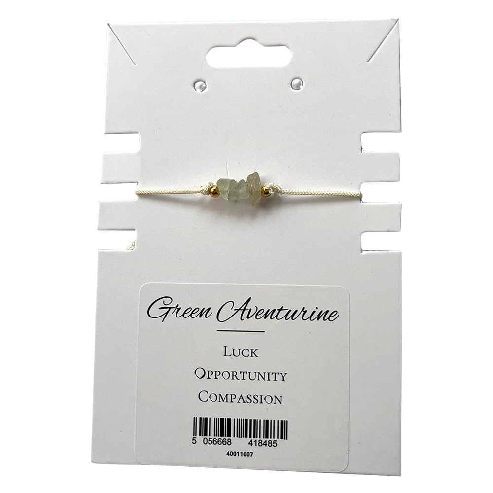 VIE Gemchips Wristlet, Green Aventurine