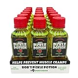 Bob's Pickle Potion #9 - Electrolyte Pickle Shot - Rehydration & Cramp Relief - Sports Drink Shot Zero Caffeine & Gluten-Free, 6.3 Oz. (Pack of 18, Dill Pickle)