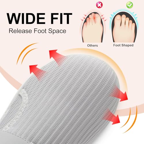 Image of Spesoul Wide Womens Walking Shoes Adjustable Diabetic Shoes Breathable Zero Drop Barefoot Shoe Neuropathy Edema Nursing Shoe Wide Width Sneakers