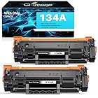 134A W1340A Black Toner Compatible Cartridges (with Chip) for HP 134A W1340A 134X W1340X Toner Cartridges Compatible Work with HP M209dw M209dwe MFP M234dw M234sdw Printer (2-Black)