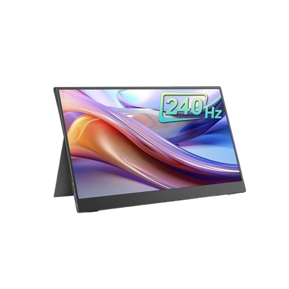 Monitor da viaggio FHD 1080P 240HZ 15,6 pollici for laptop, cornice ultrasottile, schermo portatile Monitor per Smart Working