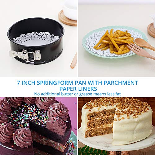 amorus Accessories for Instant Pot, Pressure Cooker Accessories Compatible with Instant Pot 5/6/8Qt - Steamer Basket, Springform Pan, Egg Bites Mold, Oven Mitts, Cheat Sheets, etc - Thumbnail 7