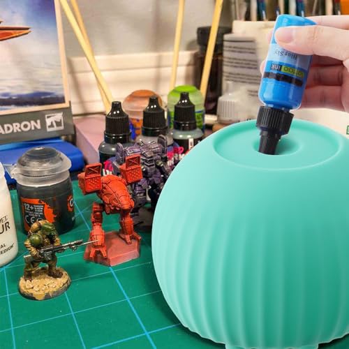 eLabPal Mini Vortex Mixer, Paint Shaker, Brushless Motor, 5000RPM with Mixing Balls, Miniature Vortex Shaker for Nail Polish Model Hobby Lab Acrylic Eyelash Adhesives - Thumbnail 6