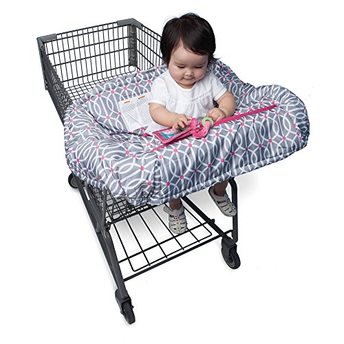 Boppy Shopping Cart and High Chair Cover, Park Gate Pink Buy Online in