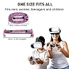 Abnaok 5 Pack VR Eye Mask, Adjustable Breathable VR Sweat Band for Oculus Quest 2, HTC Vive, PS, Gear, VR Workouts