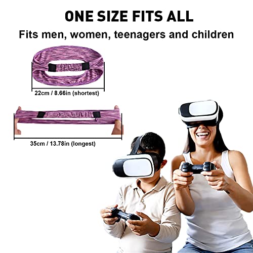 Image of Abnaok 5 Pack VR Eye Mask, Adjustable Breathable VR Sweat Band for Oculus Quest 2, HTC Vive, PS, Gear, VR Workouts