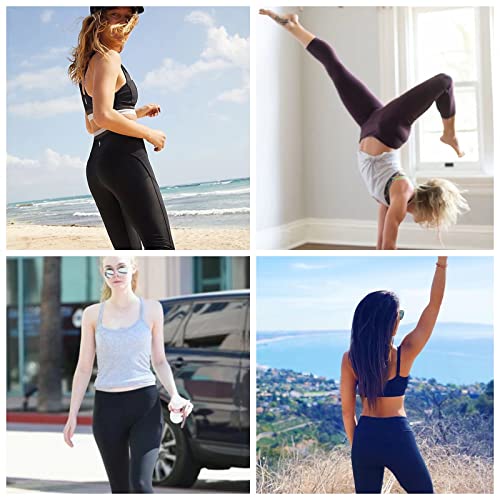 HIGHDAYS 3 Pack Capri Leggings for Women with Pockets - High Waist Workout Running Yoga Pants4