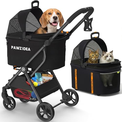 PAWZIDEA 4-in-1 Pet Stroller
