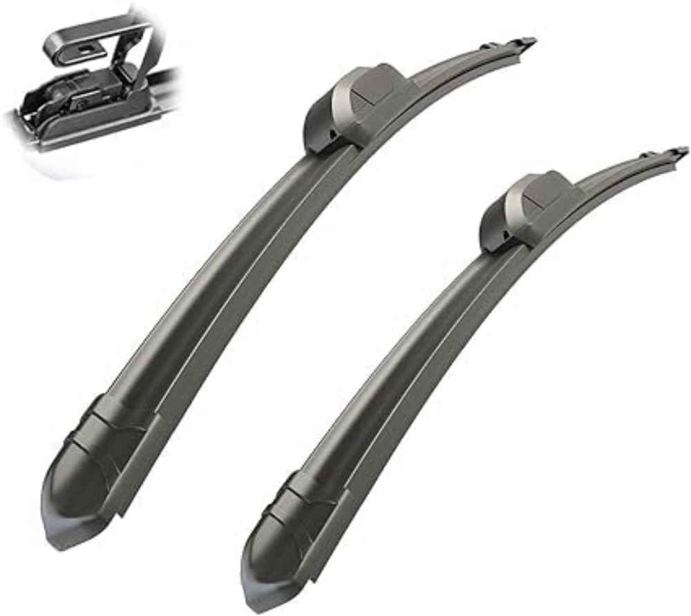 XYUASDGB Premium Exact Fit Windscreen Wiper Blades for Mitsubishi Lancer 2012-2014 Durable Natural Rubber Easy Fit for a Quiet and Streak Free Wipe
