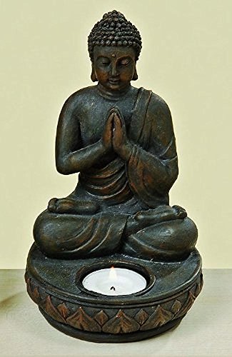 BUDDA PORTACANDELA 19 cm - Tinas Collection