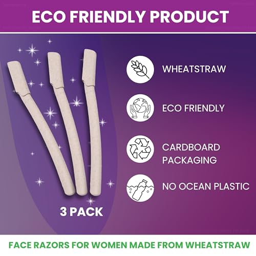 Dermaplaning Blades for Face | Facial Razors for Women | Hair Remover for Peach Fuzz & Exfoliation | Face Razors for Women Dermaplaning | Smooth Skin & Hair Removal Tool - Image 6