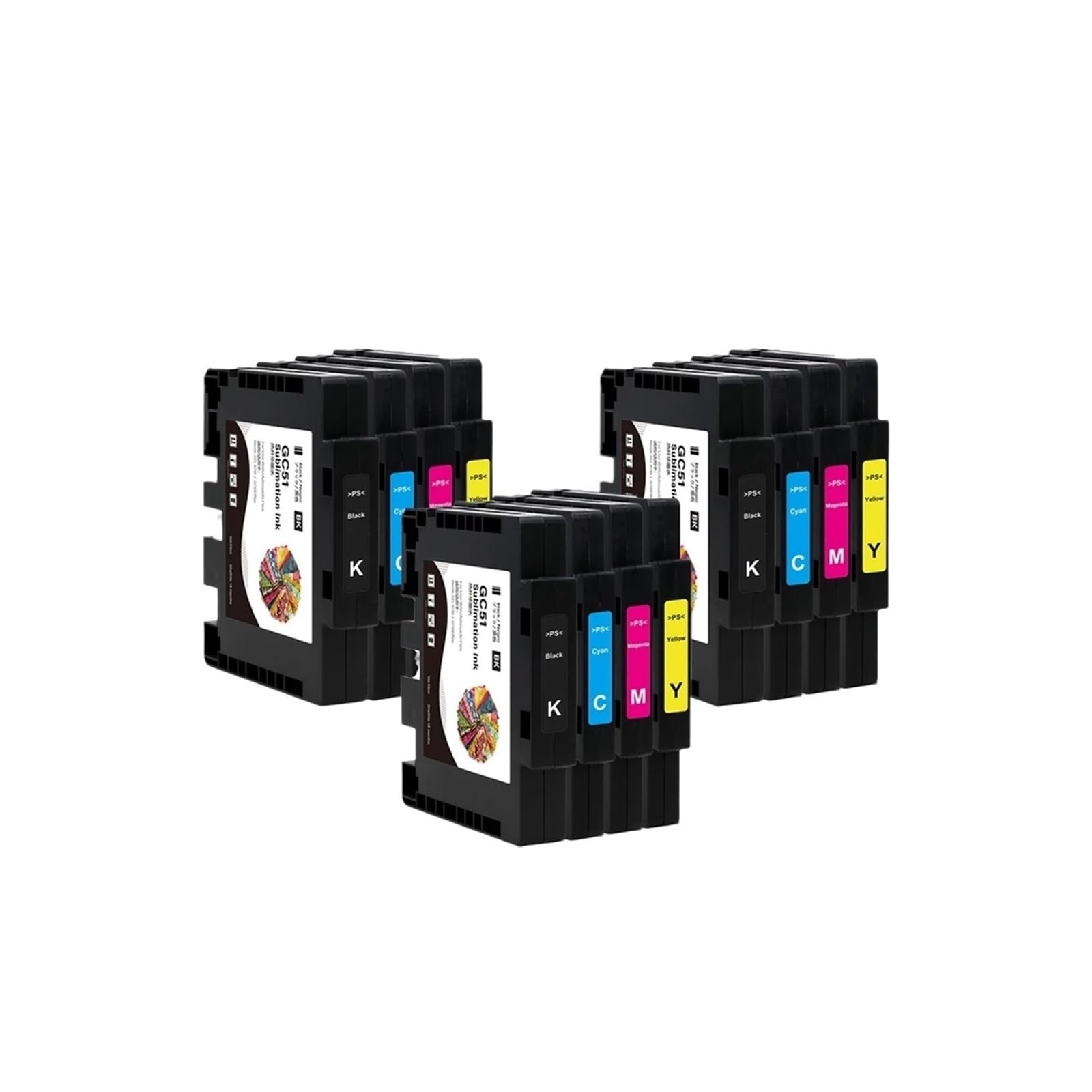 Generico Cartuccia GC51, compatibile con Ricoh, inchiostro sublimatico
