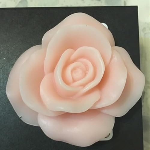 Miniatura 7 de Grainrain Molde de jabón de silicio hecho a mano DIY 3D Rose Flower Candle Molde de resina para jabón hecho a mano (14245)